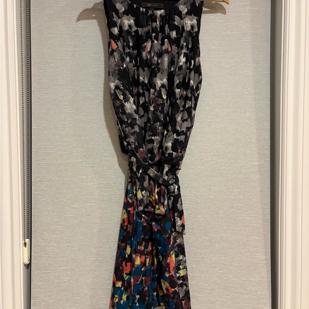 Multicolor Sleeveless Mini Dress
